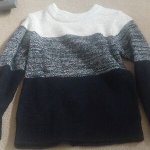 H&M Boys Sweater - Black, Gray, and White